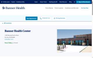 Banner Health Clinic: Obstetrics and Gynecology - Fernley website
