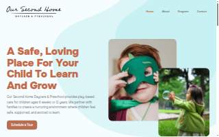 Our Second Home Daycare LLC website