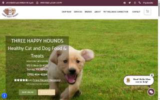 Three Happy Hounds website
