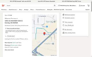 Walgreens Pharmacy website