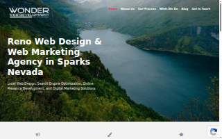 Wonder Web Development of Sparks website