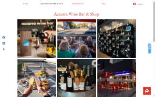 Azzurra Wine Bar website