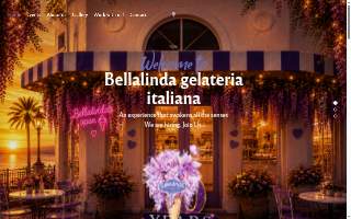 BellaLinda gelateria italiana website