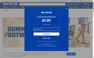 Big 5 Sporting Goods of Henderson website