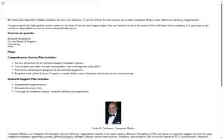 Computer Medics of Henderson website