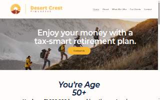 Desert Crest Financial website