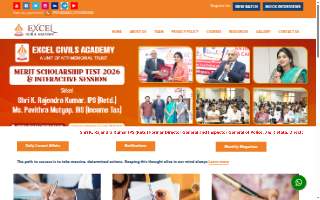 Excel Academy (Tutoring Center) website