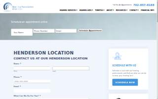 Hearing Associates of Las Vegas website