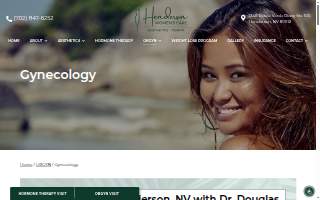 Henderson Gynecology website