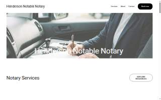 Henderson Notable Notary website
