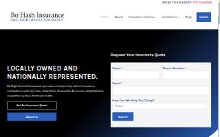 High Desert Insurance Agency website