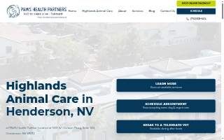 Highlands Animal Care website