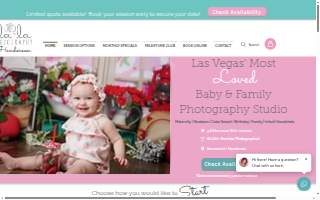 LaLa Photography Henderson website