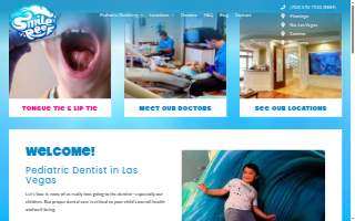 Smile Reef Pediatric Dentistry website