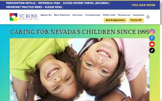 St. Rose Pediatrics website