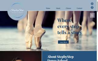 Step By Step Dance Studio website