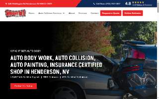Wright Bet Auto Body website