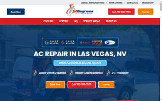 32 Degrees AC & Furnace Repair website