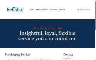A Reliable Bookkeeper website