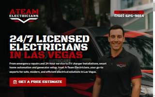 A Team Electricians website