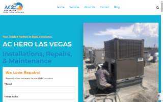 AC Hero Las Vegas website