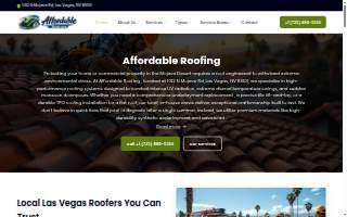 Affordable Roofing website
