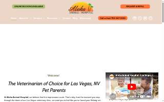 Aloha Animal Hospital website