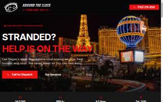 Around the Clock Towing Service website