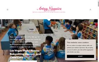 Artsy Nannies in TOWN SQUARE! website
