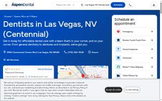 Aspen Dental - Las Vegas, NV (Centennial) website