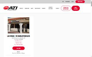 ATI Physical Therapy of Las Vegas website