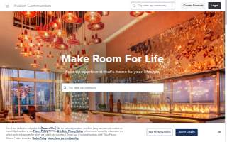 Avalon Family Apartments website