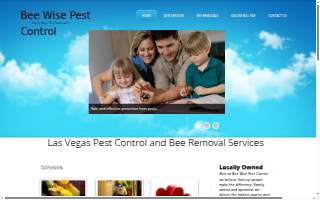 Bee Wise Pest Control website