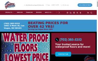 Carpets Galore Flooring website