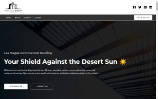 Commercial Roofing Replacement Las Vegas website