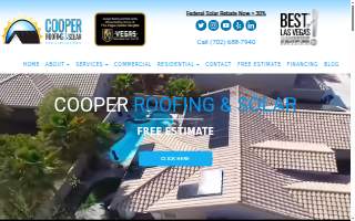 Cooper Roofing and Solar, INC website