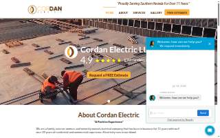 Cordan Electric LLC website