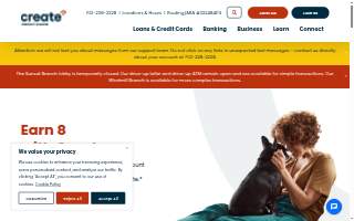 Create Credit Union website