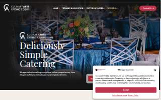 Culinary Arts Catering & Events website