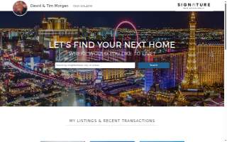 David & Tim Morgan Team Realty website