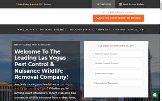 Desert Squad Pest & Wildlife – Pest Control and Wildlife Removal website