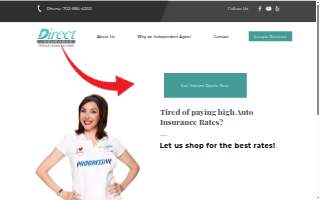 Direct Insurance website