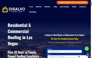 Disalvo Roofing LLC website