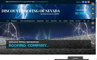 Discount Roofing NV LLC website