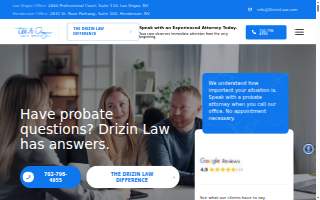 Drizin Law | Las Vegas Probate, Estate Planning Attorneys website