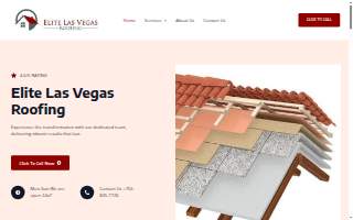 Elite Las Vegas Roofing website
