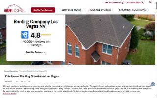 Erie Home of Las Vegas website