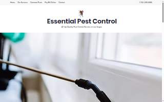 Essential Pest Control website