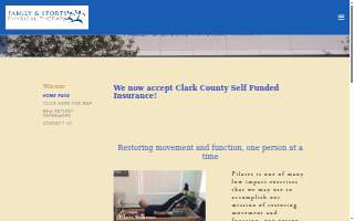 Family and Sports Physical Therapy website