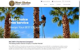 First Choice Tree Service website